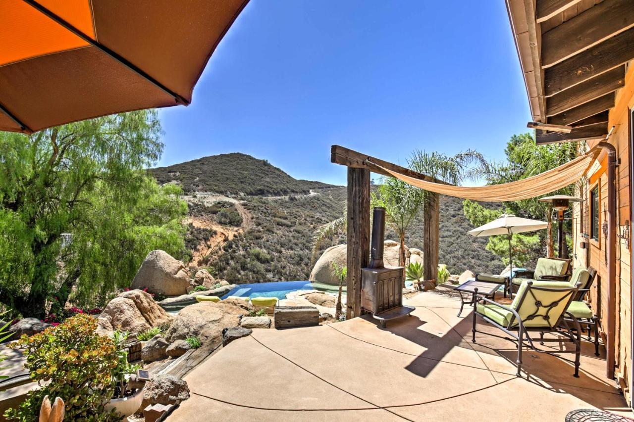 Tranquil Mountain Retreat With Pool And Views In Jamul! Villa Exterior photo