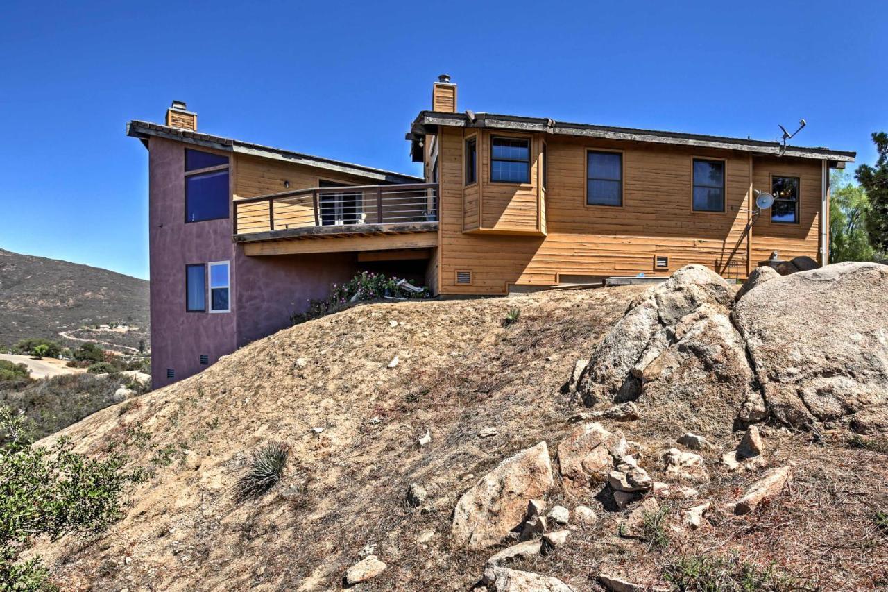 Tranquil Mountain Retreat With Pool And Views In Jamul! Villa Exterior photo